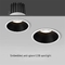 Oprawy sufitowe LED 10W 6000K, 7-calowe mini reflektory LED korytarzowe